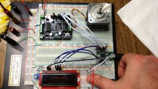 Stepper Motor Controller on Teensy 31  Demonstration [upl. by Amihsat148]