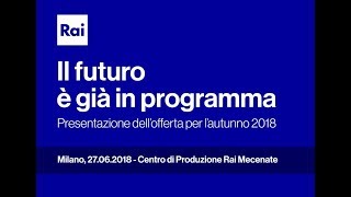 PalinsestiRai il futuro è gia in programma [upl. by Ellenrahs]