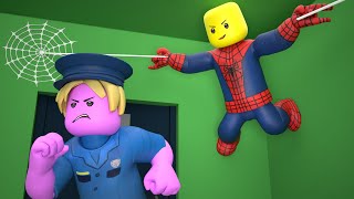 ROBLOX Brookhaven 🏡RP ♪ SPIDERMAN Jailbreak  Roblox Song [upl. by Accebber]