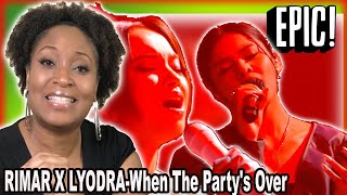 RIMAR X LYODRA  when the partys over Billie Eilish  GRAND FINAL  Indonesian Idol 2021REACTION [upl. by Euhc601]