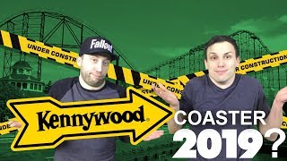 Kennywood  New Coaster in 2019 [upl. by Tippets]