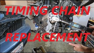 40 V6 Timing Chains Guides and Tensioner Replacement  2006 Mustang for 24 Hours of Lemons Pt 7 [upl. by Suolkcin325]