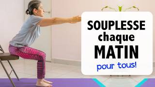 SOUPLESSE chaque MATIN des exercices pour le haut du corps position assise [upl. by Lothair]