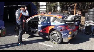 Rallye Monte Carlo 2023 Hyundai i20N Rally1 Sordo test [upl. by Ailasor569]