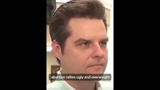 Your new Attorney General Matt Gaetz  “Yes then be offended” [upl. by Ahtilat991]