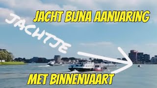 AANVARING BINNENVAART EN EEN JACHTJE NET VOORKOMENGoudaDordrecht 238 YACHT VLOG [upl. by Reiko]