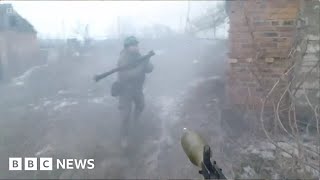 Ukraine frontline street fighting as Russian troops attack Bakhmut  BBC News [upl. by Zug416]