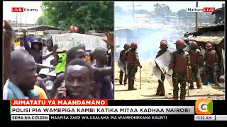 Residents of Kisumu Kibra and Mathare protest against the high cost of living [upl. by Kaazi572]