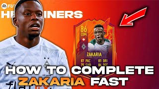 HOW TO COMPLETE 86 HEADLINERS DENIS ZAKARIA OBJECTIVE FAST  FIFA22 ULTIMATE TEAM [upl. by Solley]