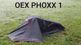 OEX Phoxx 1 tent review [upl. by Duke]