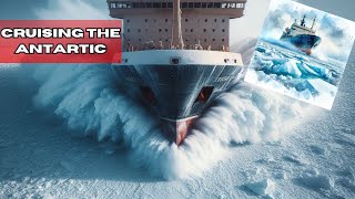 Icebreaker Cruising Across The Antartica [upl. by Carolan719]