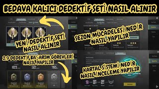 BEDAVA YENİ DEDEKTİF SETİ NASIL ALINIR  29 PUBG MOBİLE DEDEKTİF BAŞARIMLARI NASIL YAPILIR [upl. by Acirema]