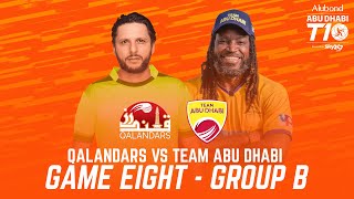 Match 8 HIGHLIGHTS I Team Abu Dhabi vs Qalandars I Day 3 I Abu Dhabi T10 I Season 4 [upl. by Map]