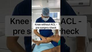 What happens if knee has no ACL  acltear shorts [upl. by Miko]