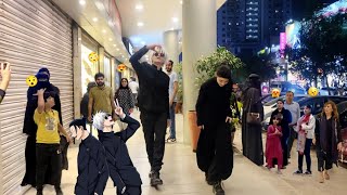 Gojo X Geto in Pakistan 😍 Caught Amazing public reactions 😲OMG [upl. by Elodea685]