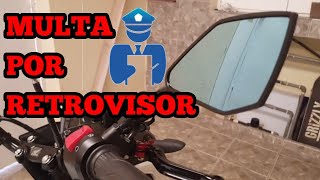 RETROVISOR ESPORTIVO DA MULTA  CB 250F TWISTER [upl. by Dorin581]