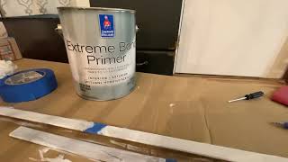 Sherwin Wiliams extreme bond primer scratch test  RV Renovation How to paint RV walls [upl. by Adnovay]