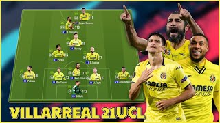 Trải Nghiệm Đội Hình VILLARREAL 21UCL Champions League  TÀU NGẦM VÀNG Với Thuyền Trưởng RALBIOL [upl. by Oslec129]