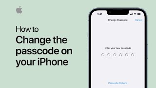 How to change the passcode on your iPhone iPad or iPod touch  Apple Support [upl. by Daloris779]