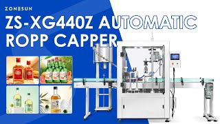 ZONESUN Automatic ROPP Capper Pilfer Proof Capping Machine [upl. by Dorothi212]