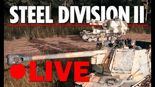 Steel Division Sunday  BEST WW2 RTS Steel Division 2 Live Gameplay 190524 [upl. by Caresa]