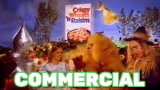 Crispy Wheats ‘n Raisins  The Wizard of Oz  TV Commercial 1980’s [upl. by Adama]