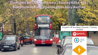 Transport UK Send Vision Zero Electroliners on BOTH the London bus Routes 639  670 [upl. by Lemkul]