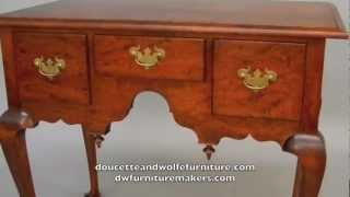 Lowboy Dressing Table handmade by Doucette and Wolfe Furniture Makers [upl. by Ambrosane]