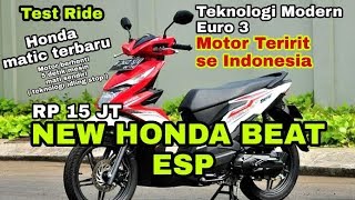 New Honda Beat eSP  Test Ride  Spesifikasi  Riview New Honda Beat eSP [upl. by Browne]