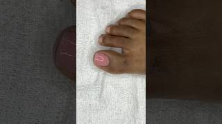 Polygel toes nails polygel polygeltutorial nailtutorial satisfying [upl. by Anialram]