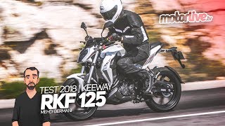 KEEWAY RKF 125 SUB  TEST 2018 [upl. by Chrisy]