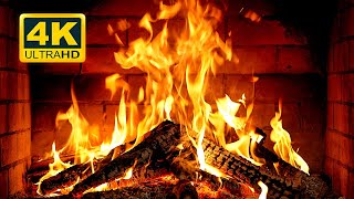 🔥 Cozy Fireplace 4K 12 HOURS Fireplace with Crackling Fire Sounds Crackling Fireplace 4K [upl. by Arratoon222]