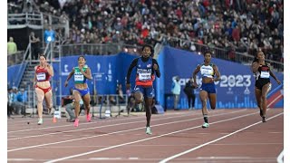 Womens 200m Final  Pan American Games 2023 Santiago [upl. by Kunkle]