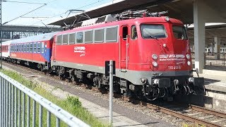 110 491  BTE Sonderzug n Kiefersfelden [upl. by Tnafni]