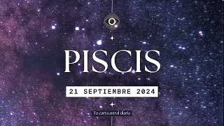 Horóscopo Diario  Piscis  21 de Septiembre 2024 [upl. by Esaele]