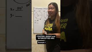 Central Angle and Its Intercepted Arc Example 1 [upl. by Haines15]