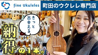 【ウクレレショップレポート】開店したばかりのお店・ファインウクレレに行ってきた！ [upl. by Terrab36]