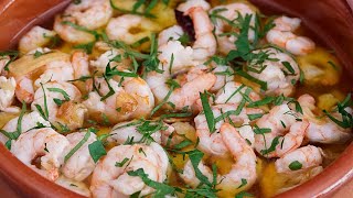 GAMBAS AL AJILLO  Las recetas de mi madre [upl. by Ennaeirb366]