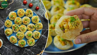 Street Style Golgappa  Pani Puri Recipe by SooperChef [upl. by Nnayllehs]