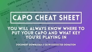 Capos The Capo Cheat Sheet [upl. by Akerley]