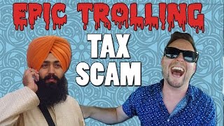 EPIC Trolling of a Tax Fraud Scammer IRS phone scam [upl. by Nanaj]