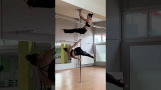 Pole Trick Tutorial Pole Double Circle Beginner [upl. by Iz]