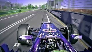 F1 2013 Mark Webber Onboard Australian GP FP2  assettocorsa [upl. by Eessej666]