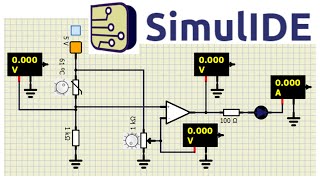 Simulação de Termostato com Termistor NTC  SimulIDE [upl. by Ettevol]