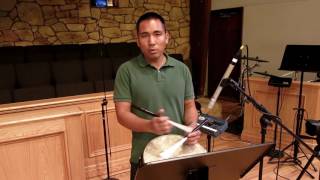 Djembe tutorial 9 44 fast with doubletime [upl. by Kcirdlek]