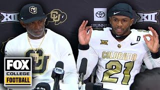 Postgame Interview Deion Sanders amp Shilo Sanders on Colorado’s DOMINANT win vs Arizona [upl. by Arnon]