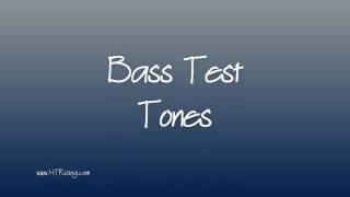 Bass Test Tones For Your Subs [upl. by Nahbois]