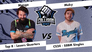 Collision 2024  Mango Falco VS Moky Fox  Melee Top 8  Losers QuarterFinals [upl. by Mirisola]