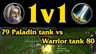 DUEL Paladin 79 tank vs Warrior tank 80  Tomiarg  No 61 [upl. by Eelrebmik971]