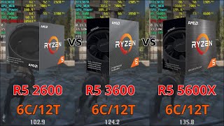 라이젠 2600 vs 3600 vs 5600x 게임 성능 차이 비교 롤 오버워치 배그 with RTX3070 [upl. by Anoek]